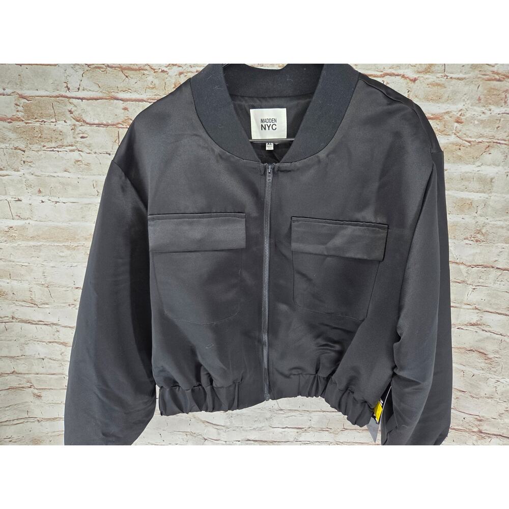 Madden NYC lightweight jacket size XL Black zip up pockets